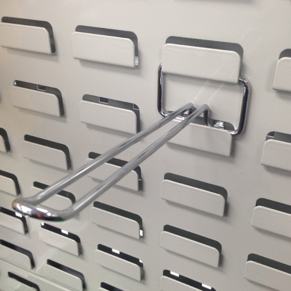 Louvered panel Loop Hook 150mmL 4mm