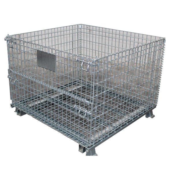 Caged Wire Rack Galvanised Wire Cage 1150 x 1150 x 890mm High w/ 2 Support – Rackman ...