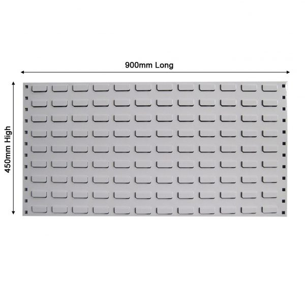 Louvred Panel Steel 900mm wide x 450mm high - A406
