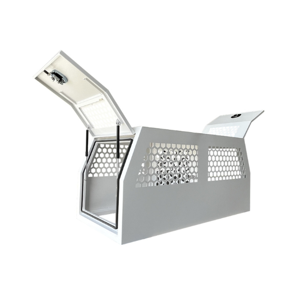 Ute Dog Box 800mm Alu - Ripple White - TBACS0030