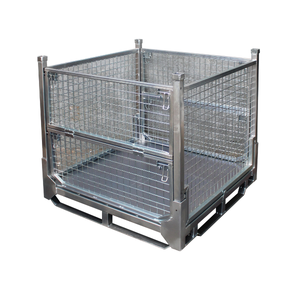 Mesh Stillage Cage Heavy Duty 1150x1150x1120 Electro Galvanised - 1000kgs UDL