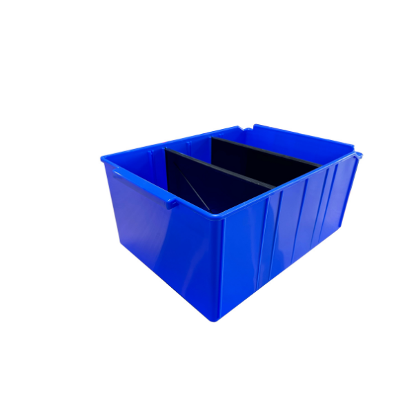 Visiplas Parts Tray 415x300x185 incl. 2 Dividers - Blue - AT45