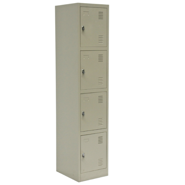 Steel Locker 4 Door Grey Colour
