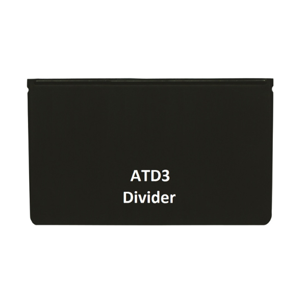 Visiplas Dividers for Parts Tray to suit AT43 & AT63 - Black - ATD3