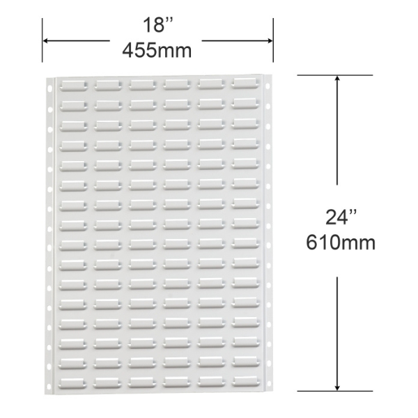 Louvre Panel Steel 610mm high x 455mm wide - BL2