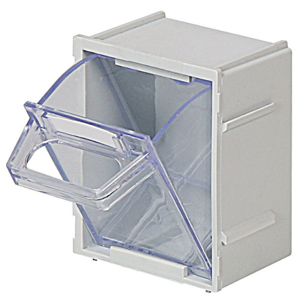 Visiplas Tilt Bin 50Lx73Wx92H - White - TB1