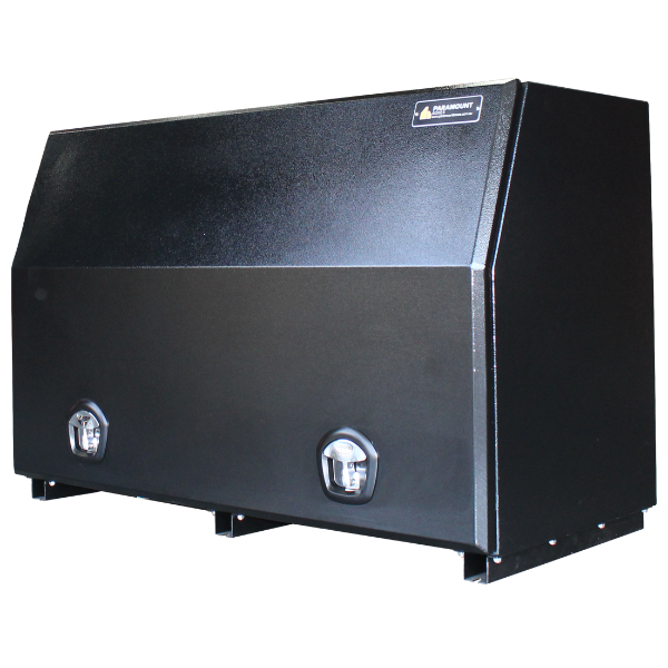 Ute Toolbox 850H Series Paramount Minebox 4 Drawers - 1280mm - Aluminium - Black - TBA0890