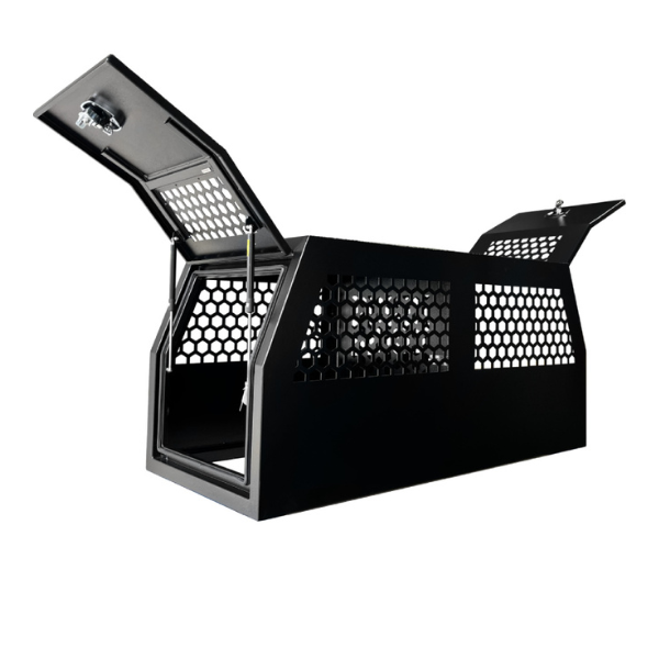 Ute Dog Box 800mmx1800mm Alu - Ripple Black - TBACS0029