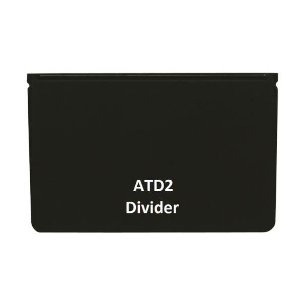 Visiplas Dividers for Parts Tray to suit AT42 & AT62 - Black - ATD2