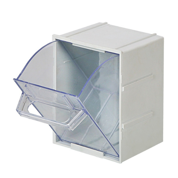 Visiplas Tilt Bin 90Lx108Wx141H - White - TB2