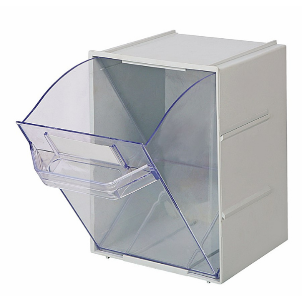 Visiplas Tilt Bin 167Lx215Wx283H - White - TB4