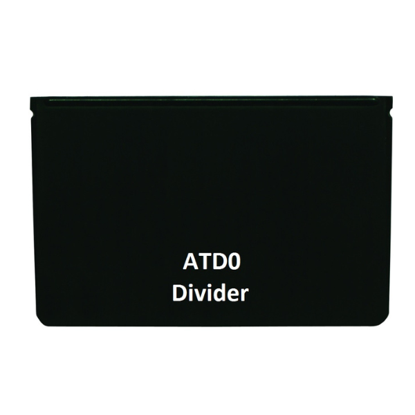 Visiplas Dividers for Parts Trays to suit AT40 - Black - ATD0