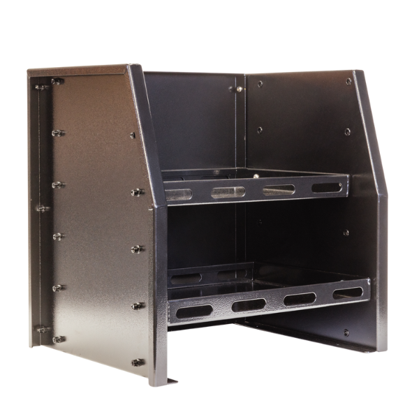 Ute Canopy Aluminium Shelf Set - Black - TBACS0070