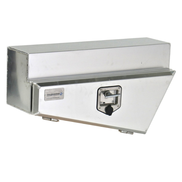 Tapered Under Tray / Under Body Aluminium Toolbox - Left of Wheel - TBA0110