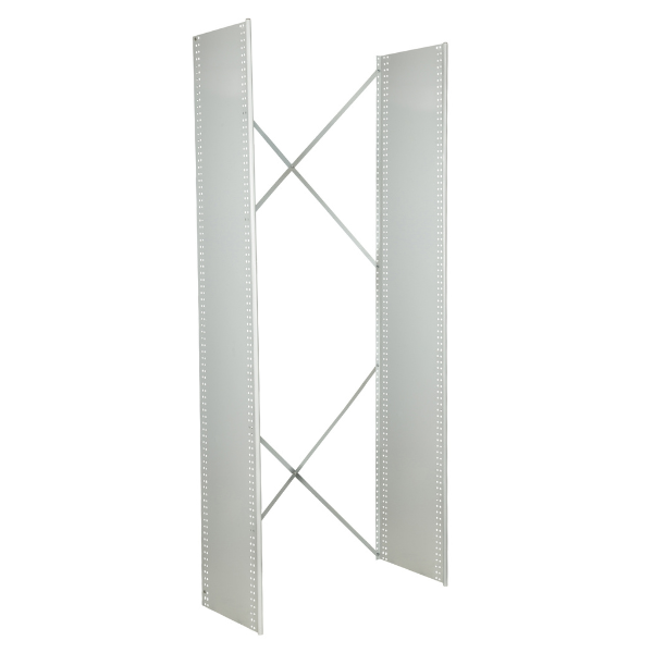 Steel Shelving (RUT) Frame Kit with Back Bracing Light Grey - BSM