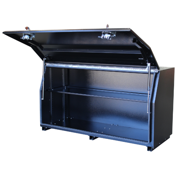Ute Toolbox Full Lid Paramount 850H Series Aluminium - 1280mm - Black - TBA0875
