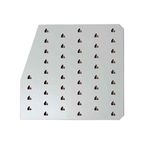 Ute Canopy Angled Front Divider - White - TBACS102