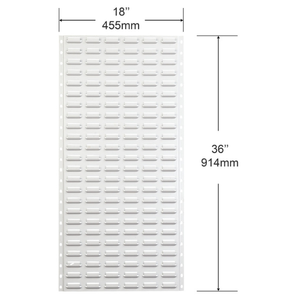 Louvre Panel Steel 914mm high x 455mm wide - BL3